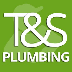 The T & S Plumbing logo created by Workshed